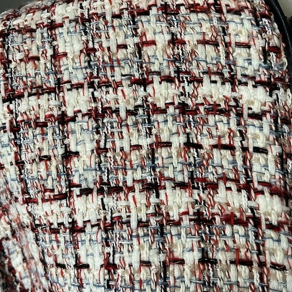 Apparis  Dolly Bomber Coastal Tweed with Vegan Leather Trim - Picture 5 of 14